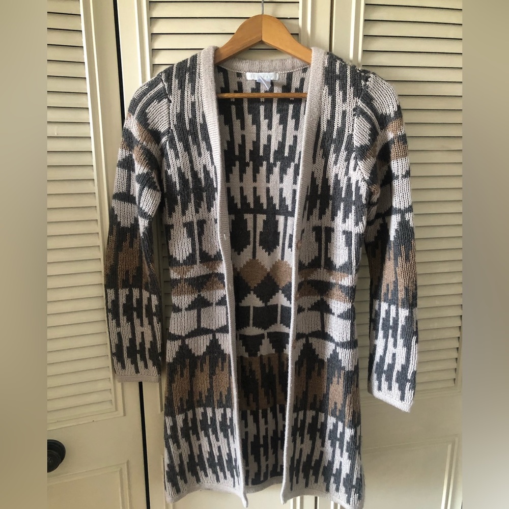 Sweater- Southwest print; Long Cardigan (Southwest print)
